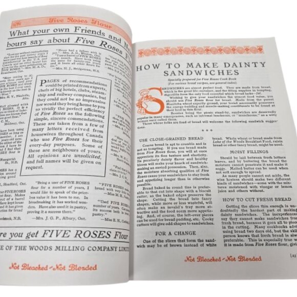 Vintage Five Roses Cookbook Bread and Pastry Classic Canadian Cookbook Softcover - Picture 14 of 16